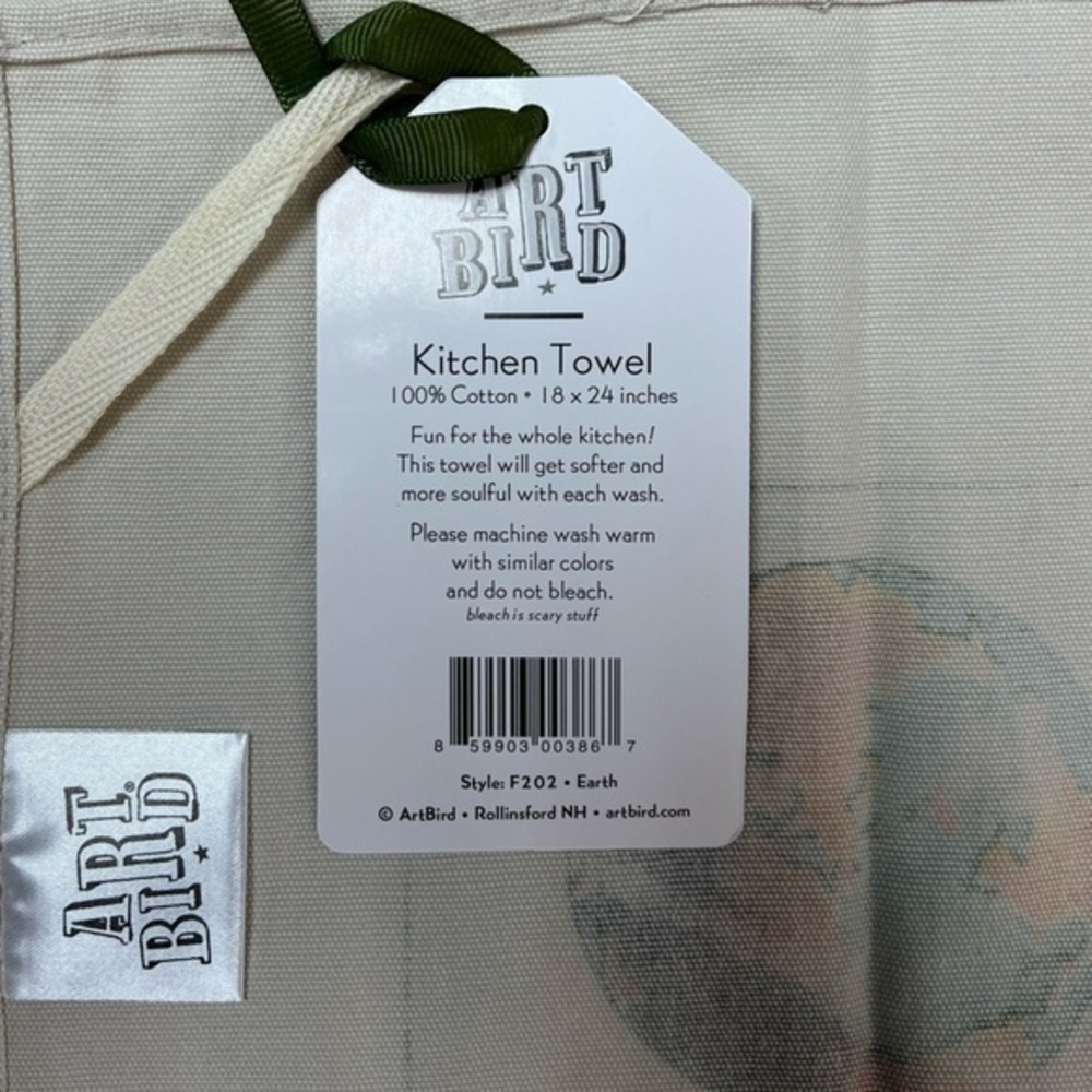 ArtBird “Earth” Kitchen Towel - Picture 4 of 4